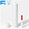300ml white Glass Glue Packaging HDPE Plastic Cartridge for Silicone Sealant for Construction