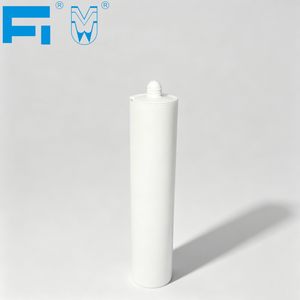 Chemical Resistant 270ml Industry Use HDPE Adhesive Packaging Plastic Cartridge for Sealant Caulking and Sealing