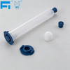 Industry Grade American Style 50ml Transparent Sealant Plastic Pneumatic Dispensing Syringe Barrel Cartridge for Adhesive Packaging
