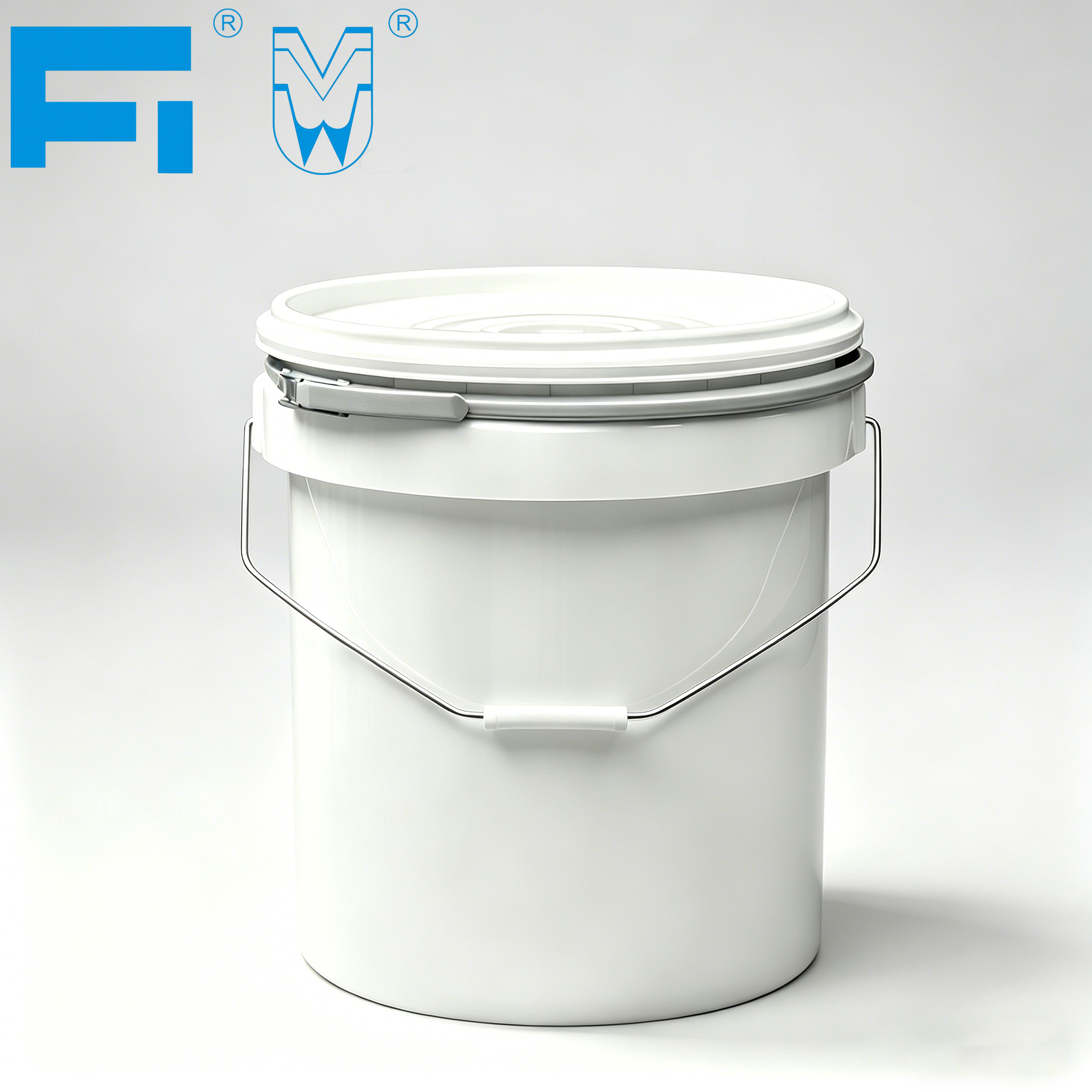 20L Industry Paint Containing Plastic Bucket for Sealant and Adhesive Packaging for Chemical Storage
