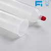 600ml Transparent Glue Cylinder Large Capacity Plastic Cartridge Pneumatic Dispensing Syringe Barrels for Industry Use Sealant and Adhesive