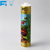 300ml Chemical Resistant HDPE Adhesive Packaging Plastic Caulking Cartridge for Industry Use Sealant with IML