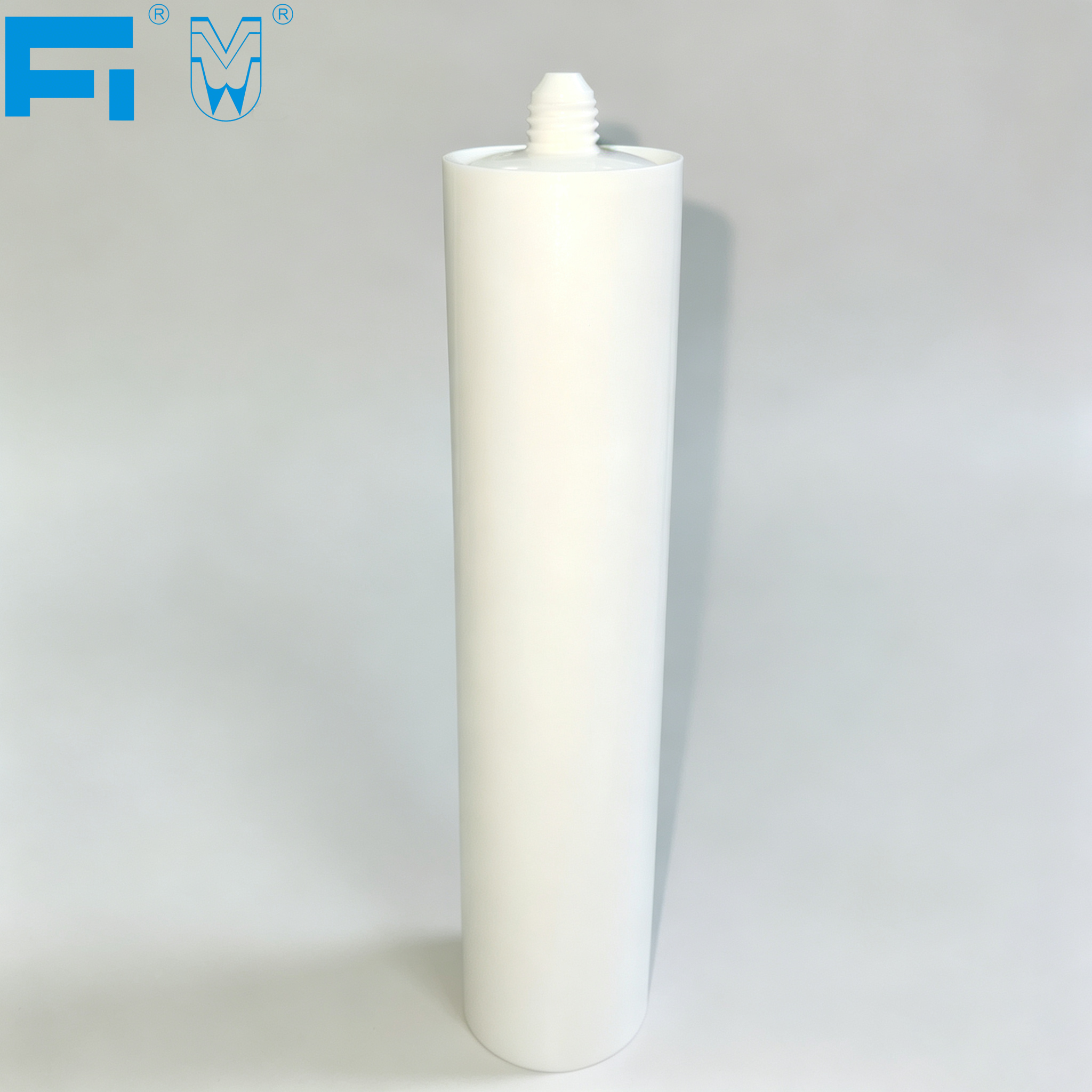 300ml Multiple Use Chemical Resistant HDPE Adhesive Packaging Plastic Caulking Cartridge for Industry Sealant with IML