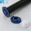 Industrial Use 50ml Black Plastic Pneumatic Dispensing Syringe Barrel Cartridge for Sealant and Adhesive Packaging