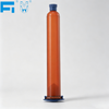 New American Style 50ml Industrial Use Amber Color Pneumatic Dispensing Syringe Plastic Cartridge for Sealant and Adhesive Packaging