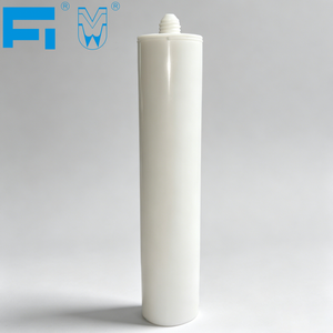 240ml Industry Grade Glass Adhesive Packaging HDPE Plastic Cartridge for Sealant Caulking with Nozzle and Plunger for Construction