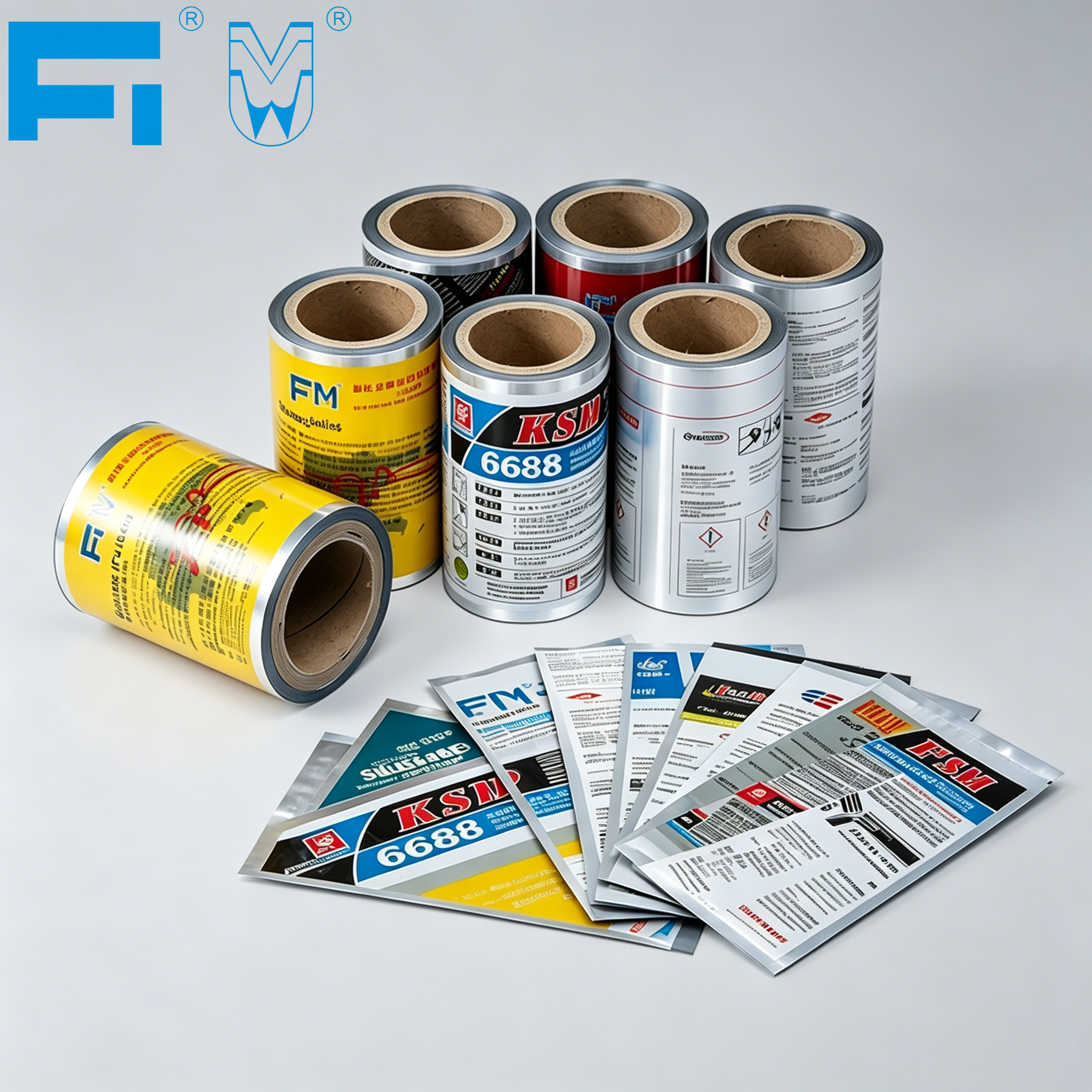 Industry Use 70um Soft Packing Chemical Resistant Aluminum Sausage Foil for Silicone Sealant and Adhesive Packaging